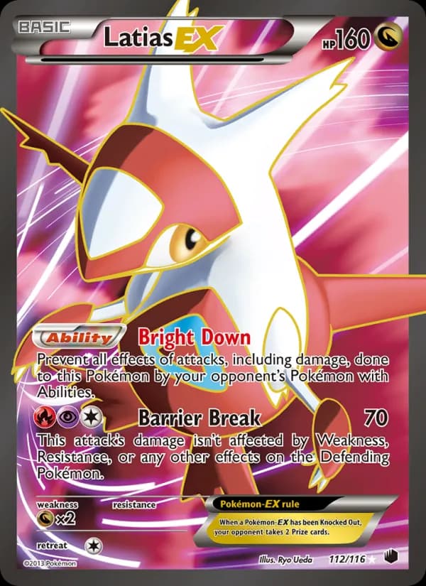 Latias-EX 112/116, Plasma Freeze