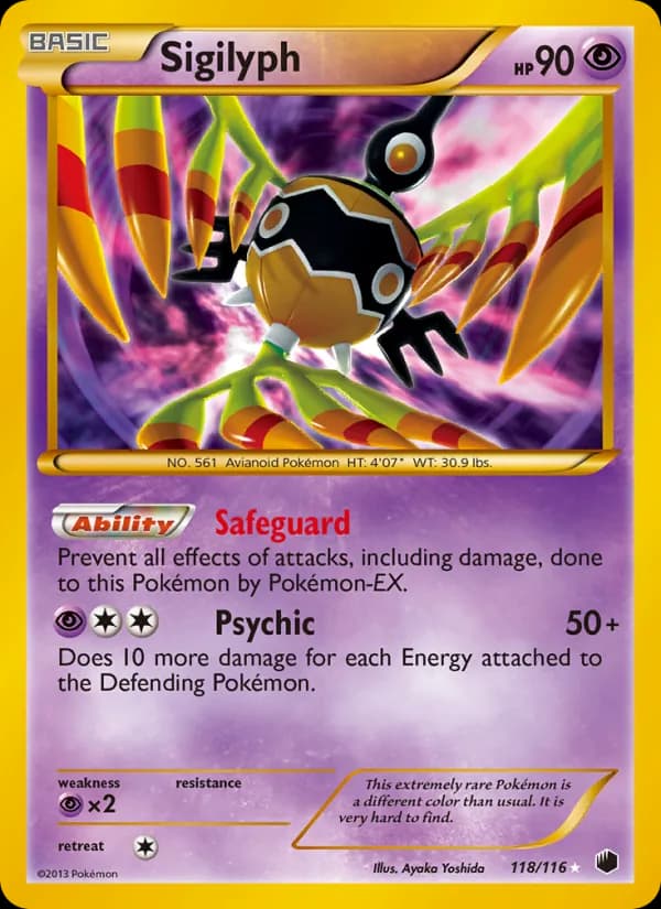 Sigilyph 118/116, Plasma Freeze