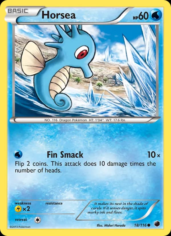 Horsea 18/116, Plasma Freeze