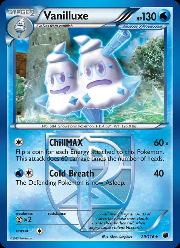 Vanilluxe 29/116, Plasma Freeze