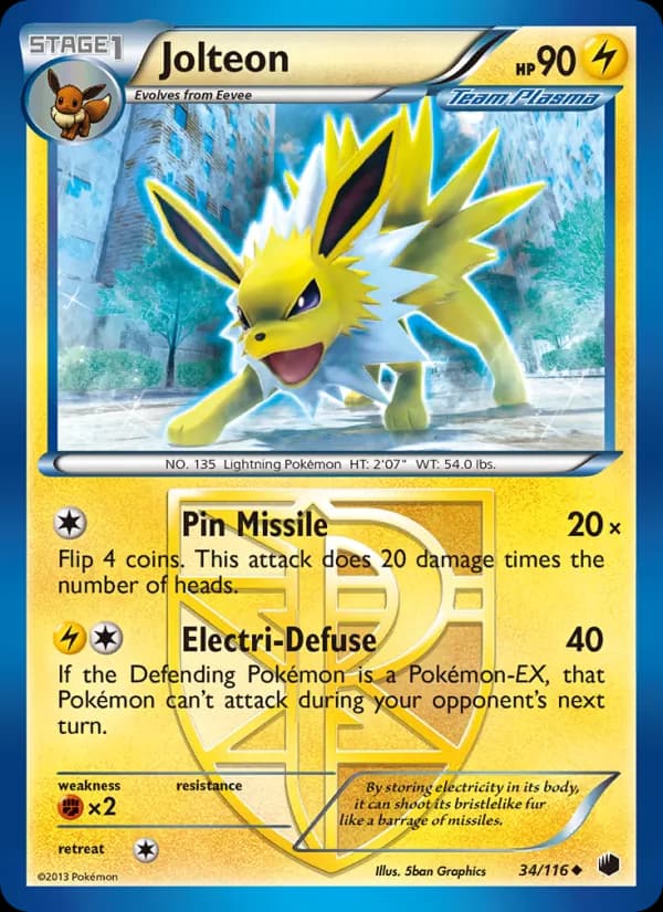 Jolteon 34/116, Plasma Freeze