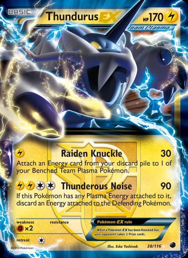 Thundurus-EX 38/116, Plasma Freeze