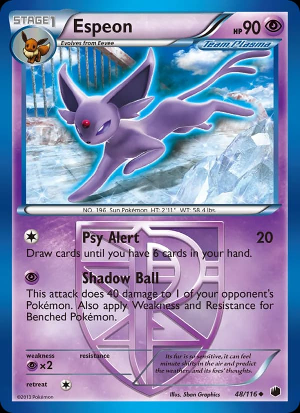 Espeon 48/116, Plasma Freeze