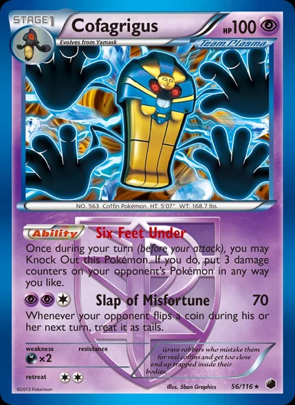Cofagrigus 56/116, Plasma Freeze