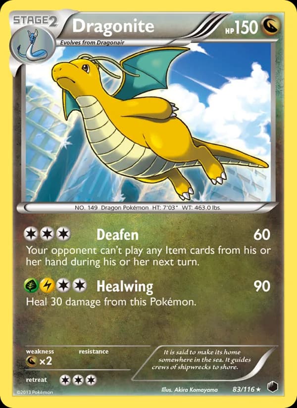 Dragonite 83/116, Plasma Freeze