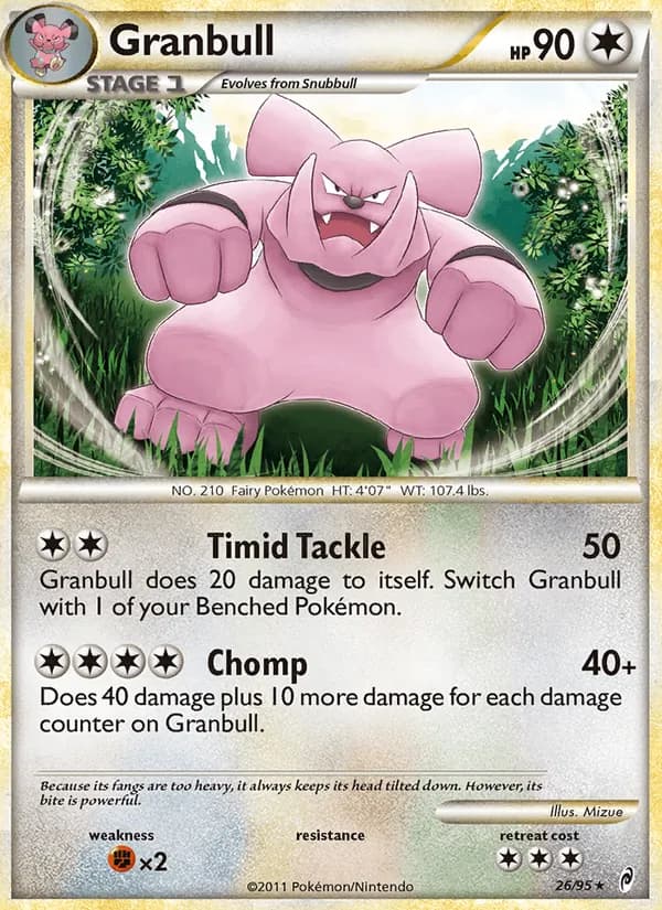 Granbull 26/95, Call of Legends
