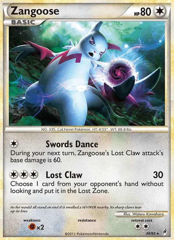Zangoose 39/95, Call of Legends