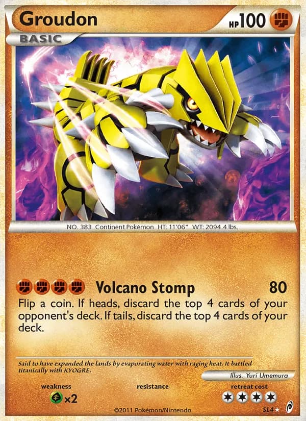 Groudon SL4/95, Call of Legends