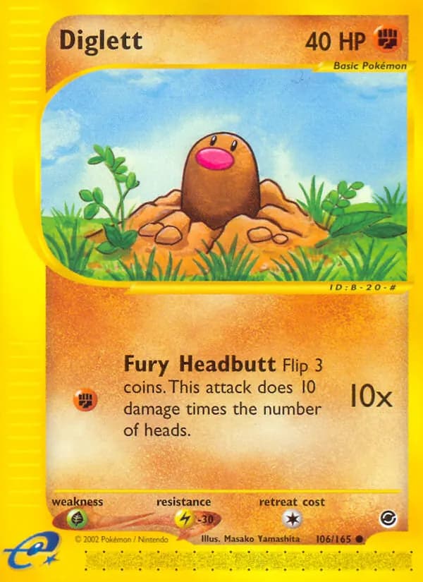 Diglett 106/165, Expedition Base Set