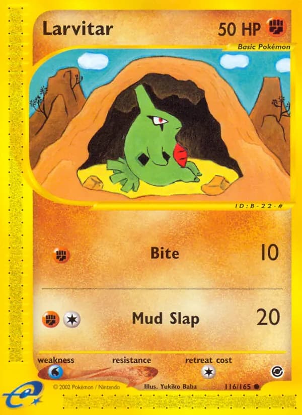 Larvitar 116/165, Expedition Base Set