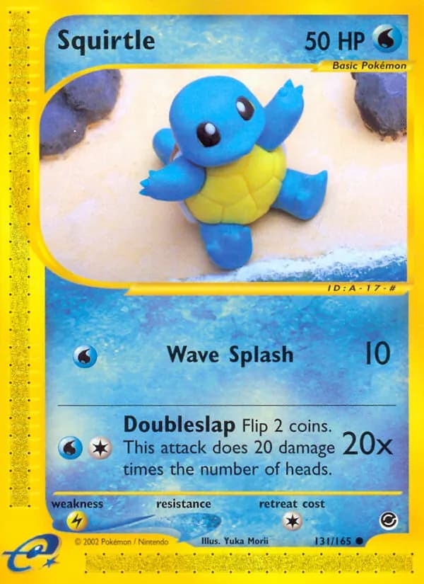 Squirtle 131/165, Expedition Base Set