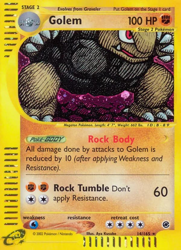 Golem 14/165, Expedition Base Set