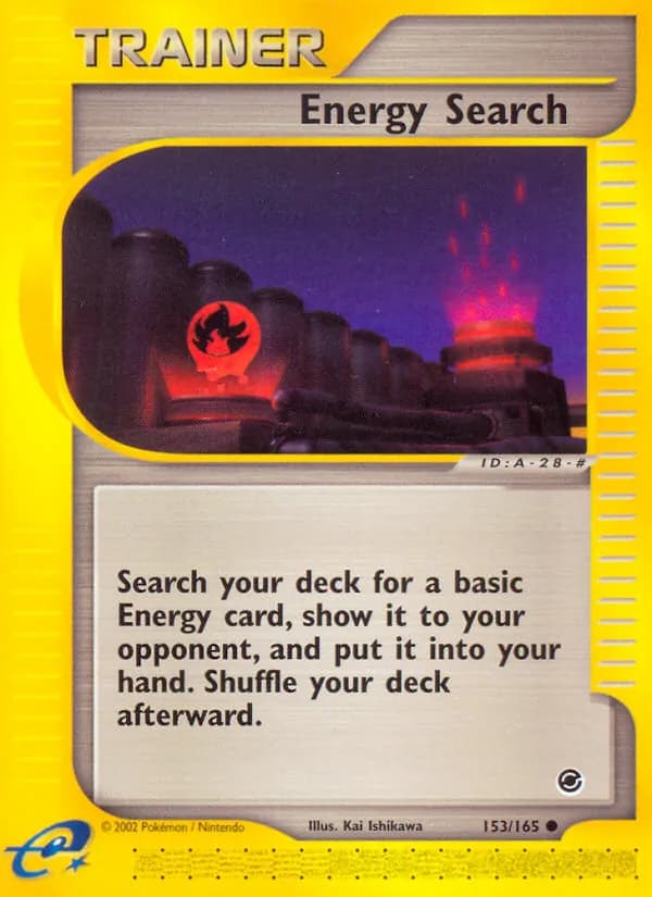 Energy Search 153/165, Expedition Base Set