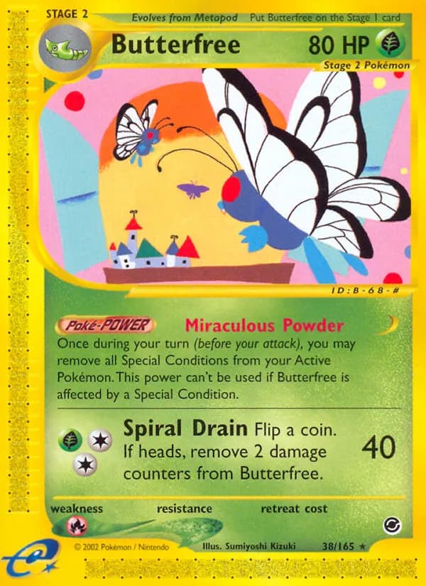 Butterfree 38/165, Expedition Base Set