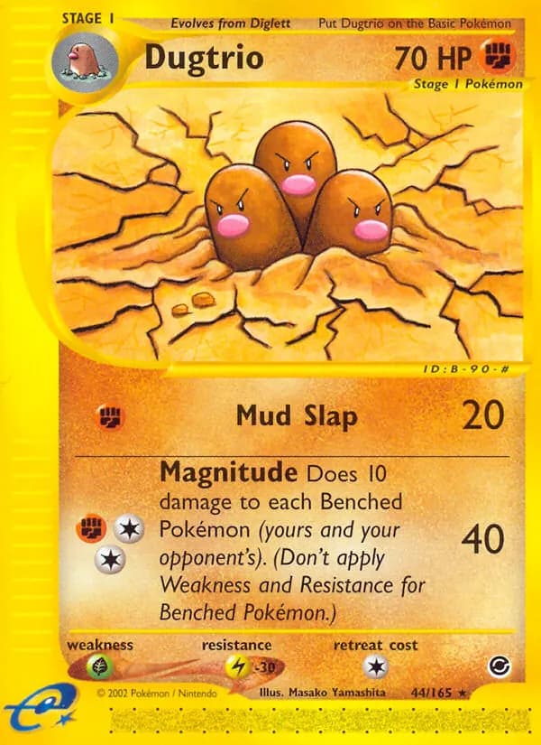 Dugtrio 44/165, Expedition Base Set