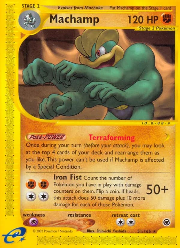 Machamp 51/165, Expedition Base Set