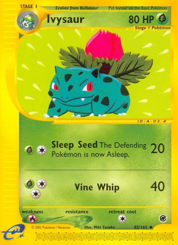 Ivysaur 82/165, Expedition Base Set