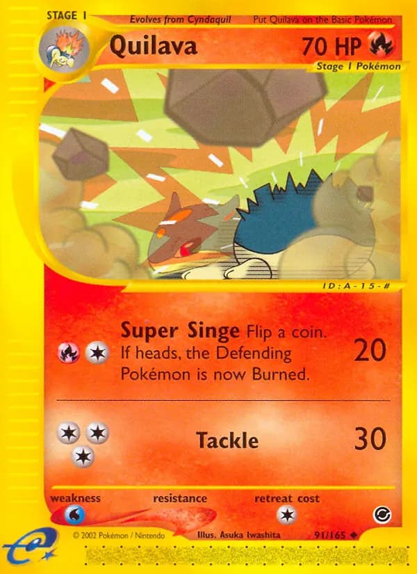 Quilava 91/165, Expedition Base Set