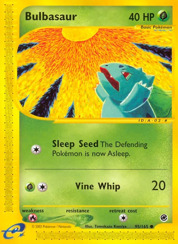 Bulbasaur 95/165, Expedition Base Set