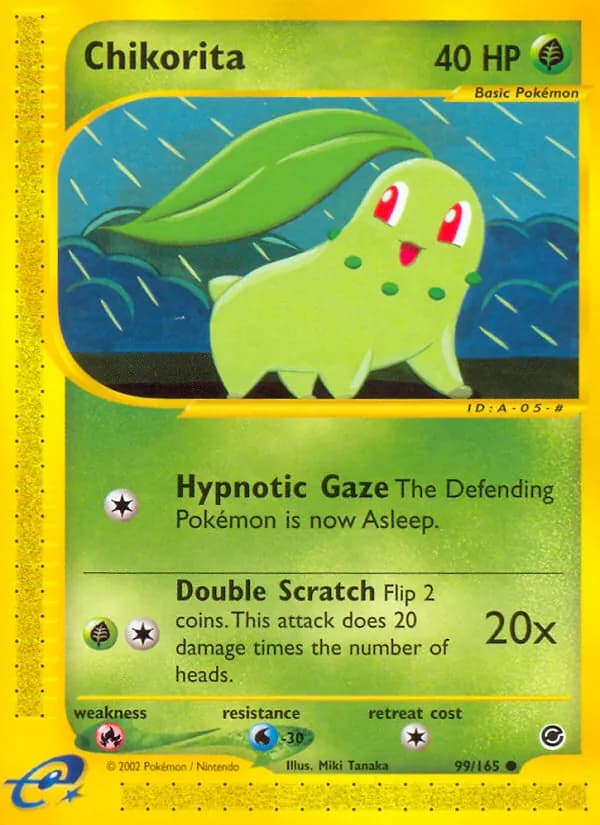 Chikorita 99/165, Expedition Base Set