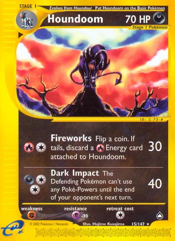 Houndoom 15/147, Aquapolis