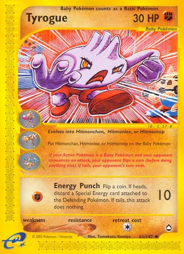 Tyrogue 63/147, Aquapolis