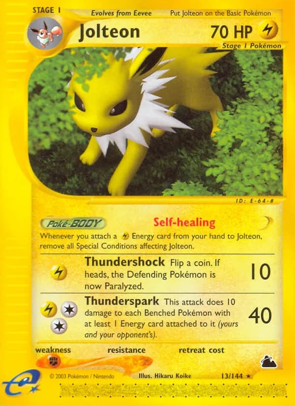 Jolteon 13/144, Skyridge