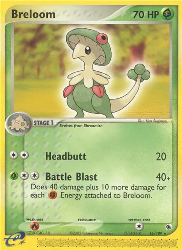 Breloom 16/109, Ruby & Sapphire