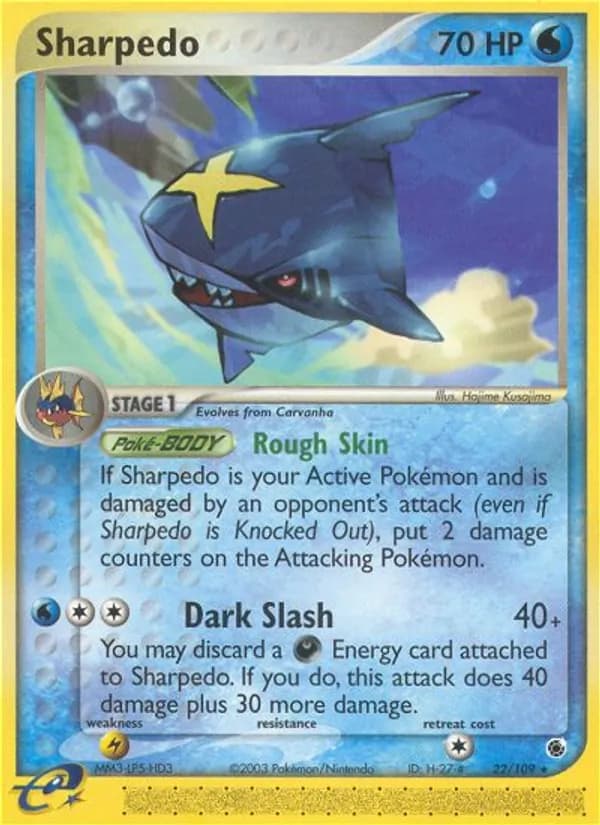 Sharpedo 22/109, Ruby & Sapphire