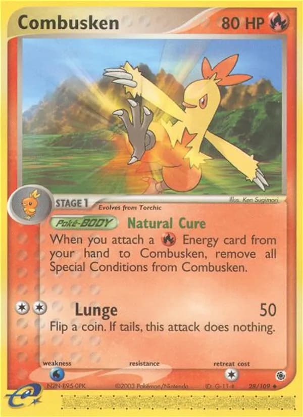 Combusken 28/109, Ruby & Sapphire