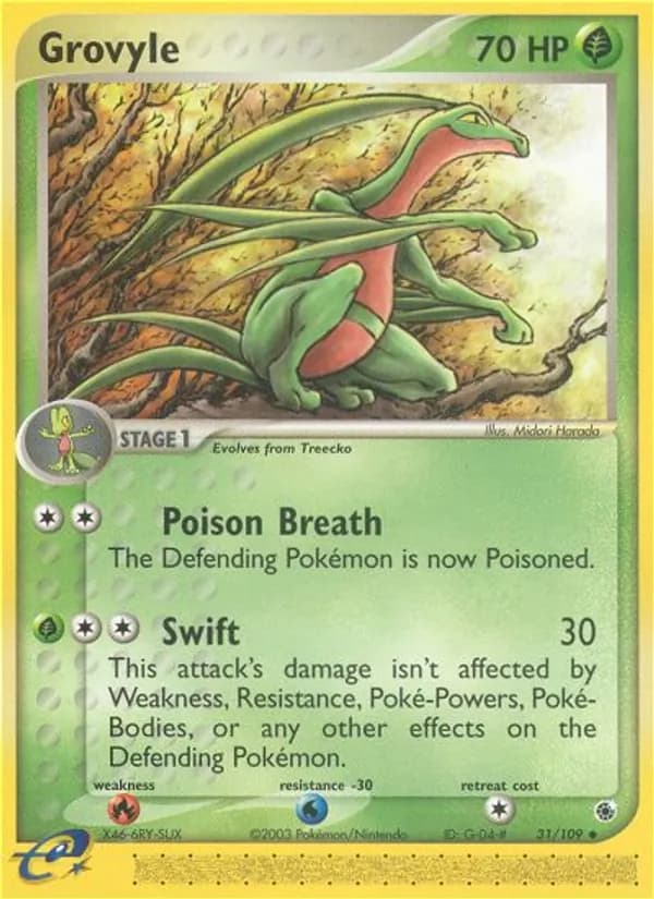 Grovyle 31/109, Ruby & Sapphire