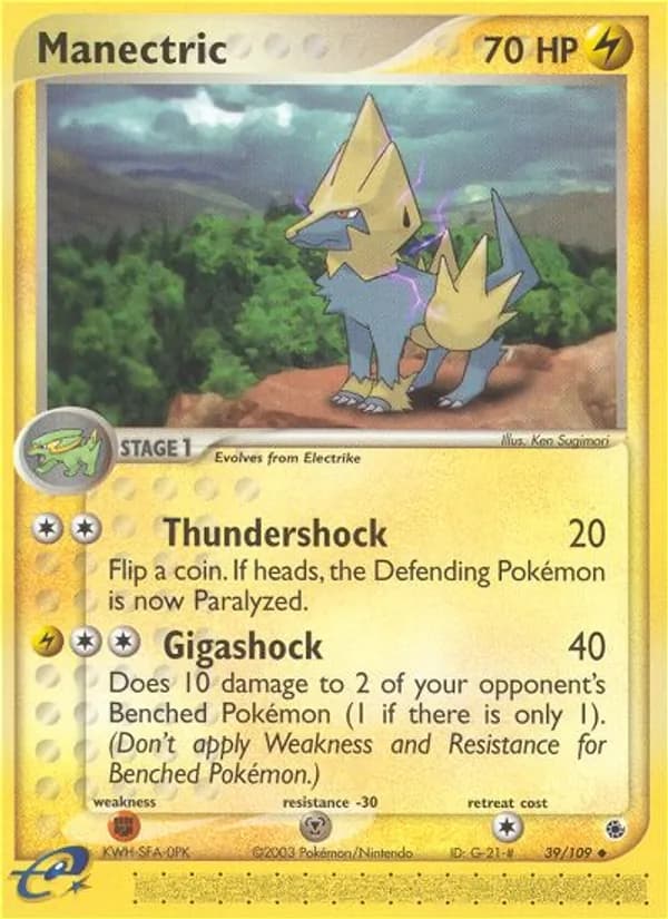 Manectric 39/109, Ruby & Sapphire