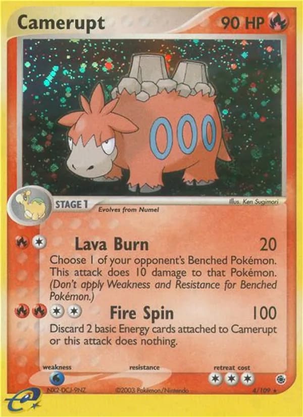Camerupt 4/109, Ruby & Sapphire