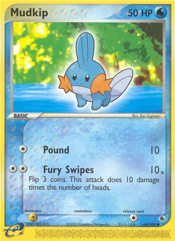 Mudkip 60/109, Ruby & Sapphire