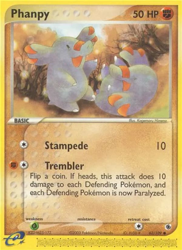 Phanpy 62/109, Ruby & Sapphire