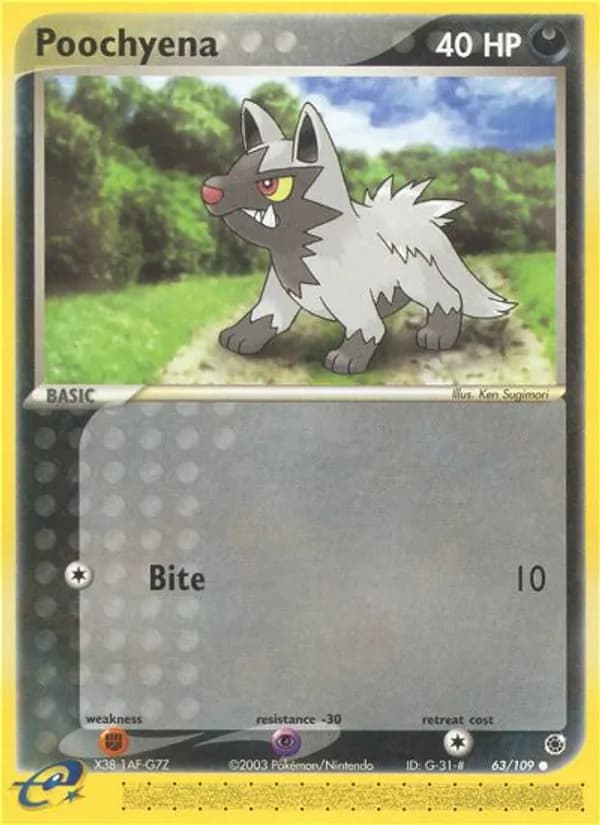 Poochyena 63/109, Ruby & Sapphire