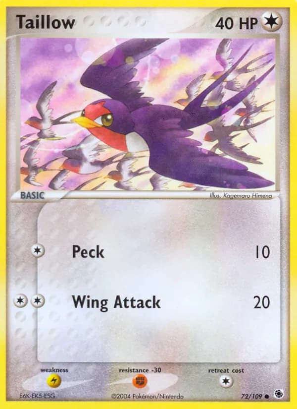 Taillow 72/109, Ruby & Sapphire