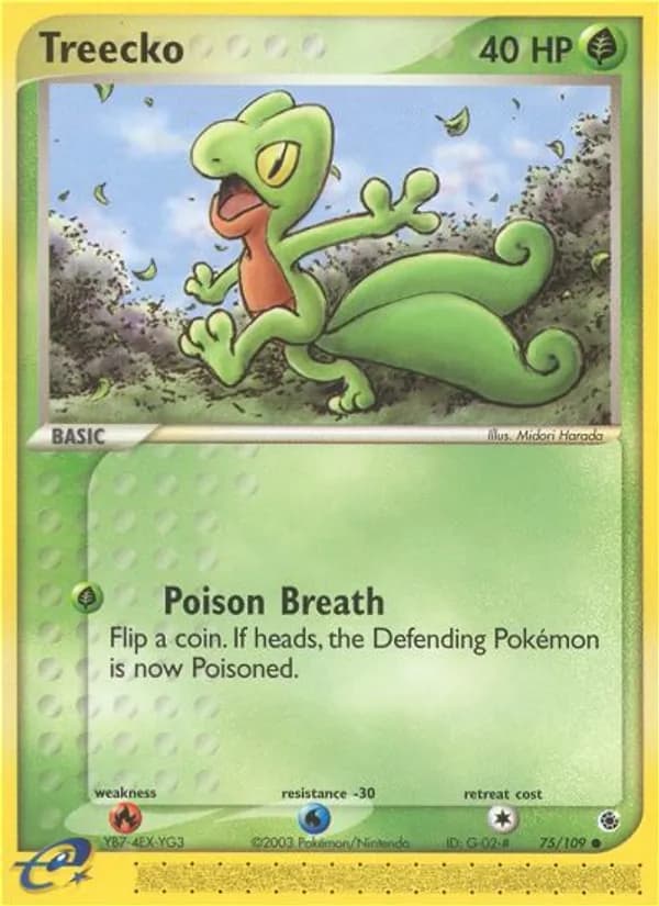 Treecko 75/109, Ruby & Sapphire