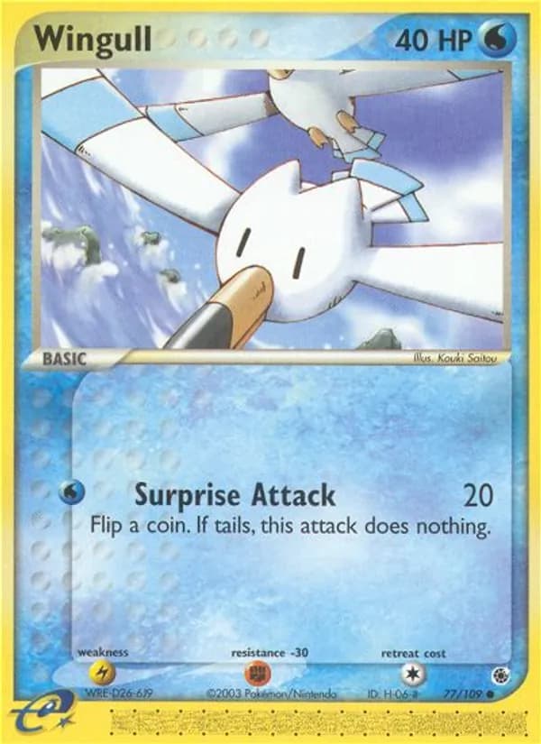 Wingull 77/109, Ruby & Sapphire