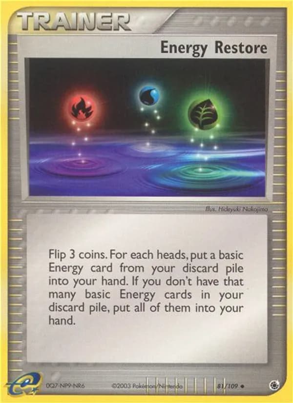 Energy Restore 81/109, Ruby & Sapphire