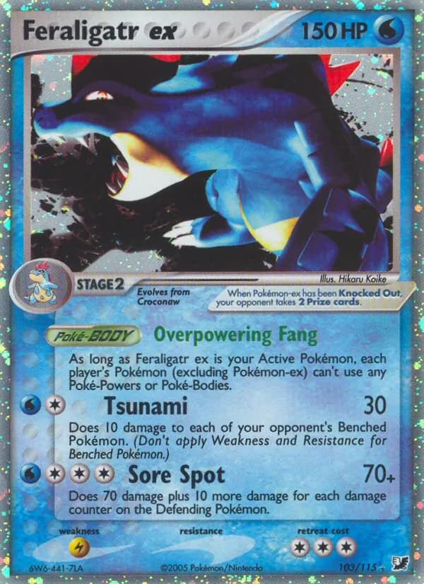 Feraligatr ex 103/115, Unseen Forces