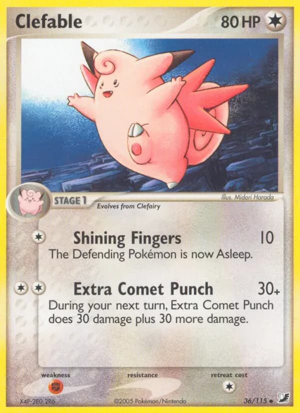 Clefable 36/115, Unseen Forces