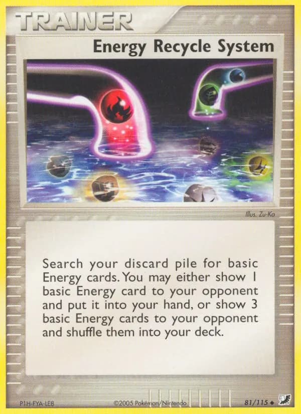 Energy Recycle System 81/115, Unseen Forces