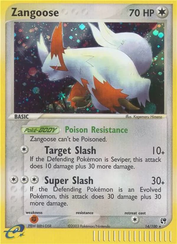 Zangoose 14/100, Sandstorm