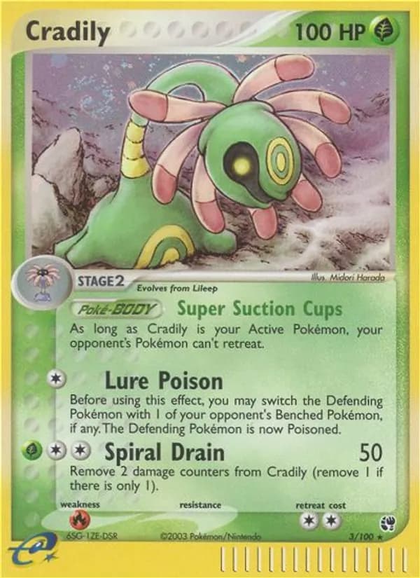 Cradily 3/100, Sandstorm