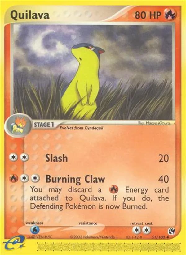 Quilava 51/100, Sandstorm