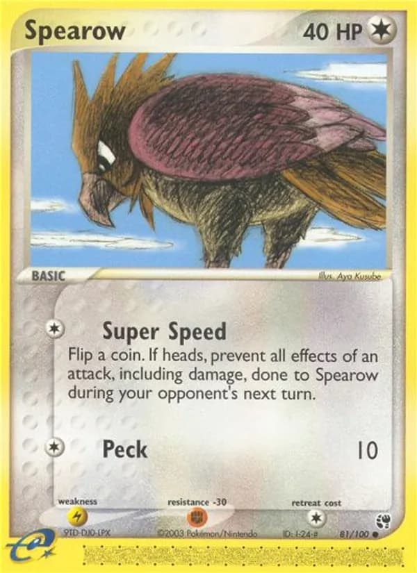 Spearow 81/100, Sandstorm