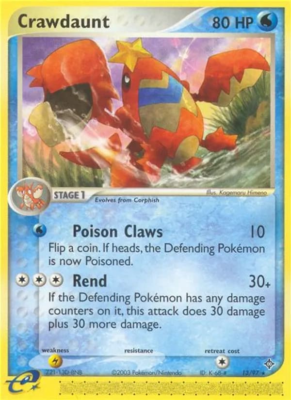 Crawdaunt 13/97, Dragon