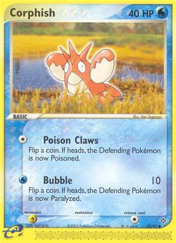 Corphish 52/97, Dragon