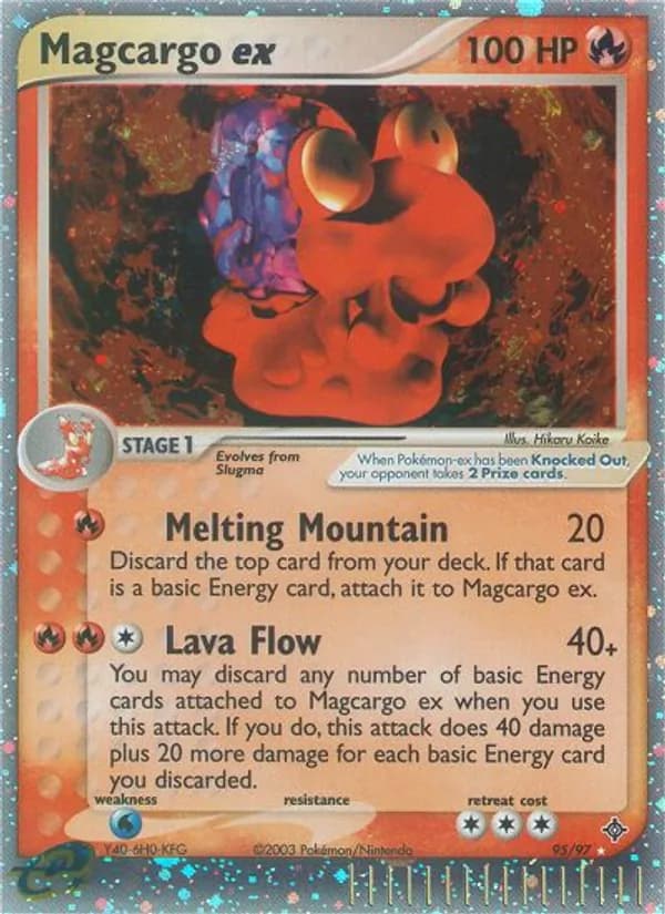 Magcargo ex 95/97, Dragon